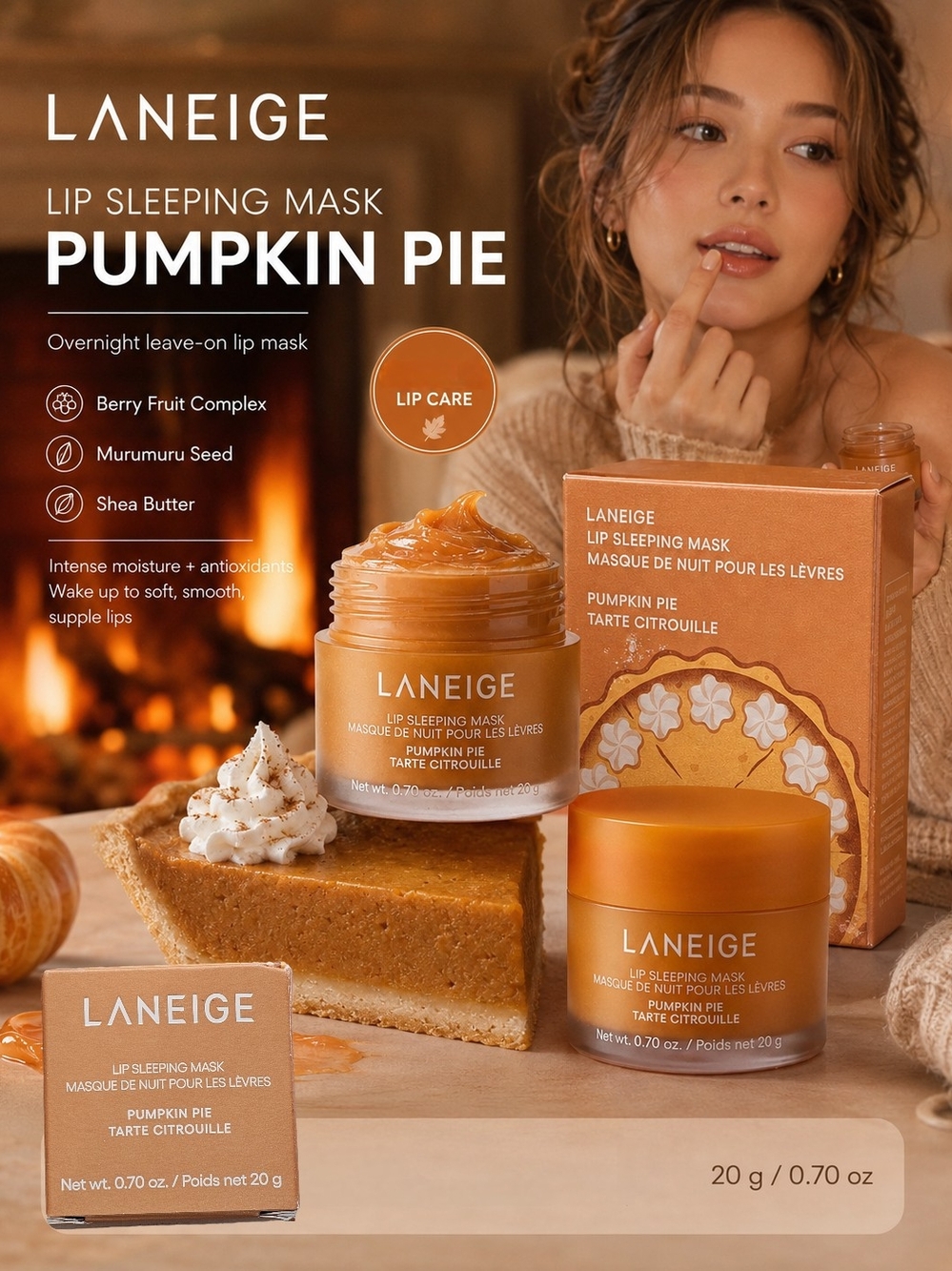 Laneige Lip Sleeping Mask – Pumpkin Pie